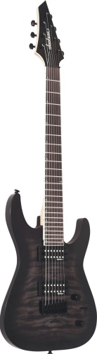 JACKSON JS22Q-7 Dinky DKA HT Transparent Black Burst фото 3